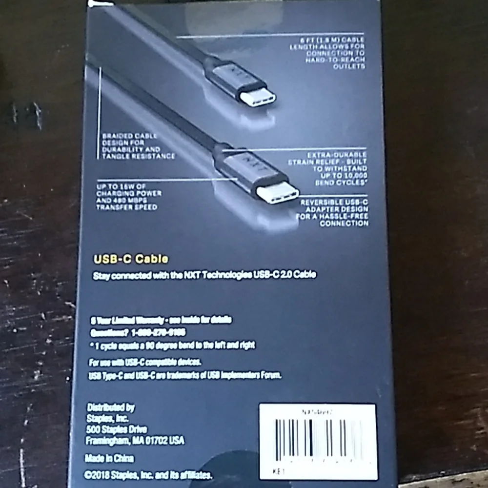 NXT Technologies USB-C Cable